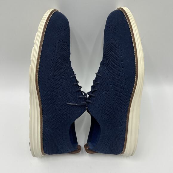 Cole Haan Original Grand Men’s 13M Dress Casual Shoes Navy Stitchlite Wingtip main image 9